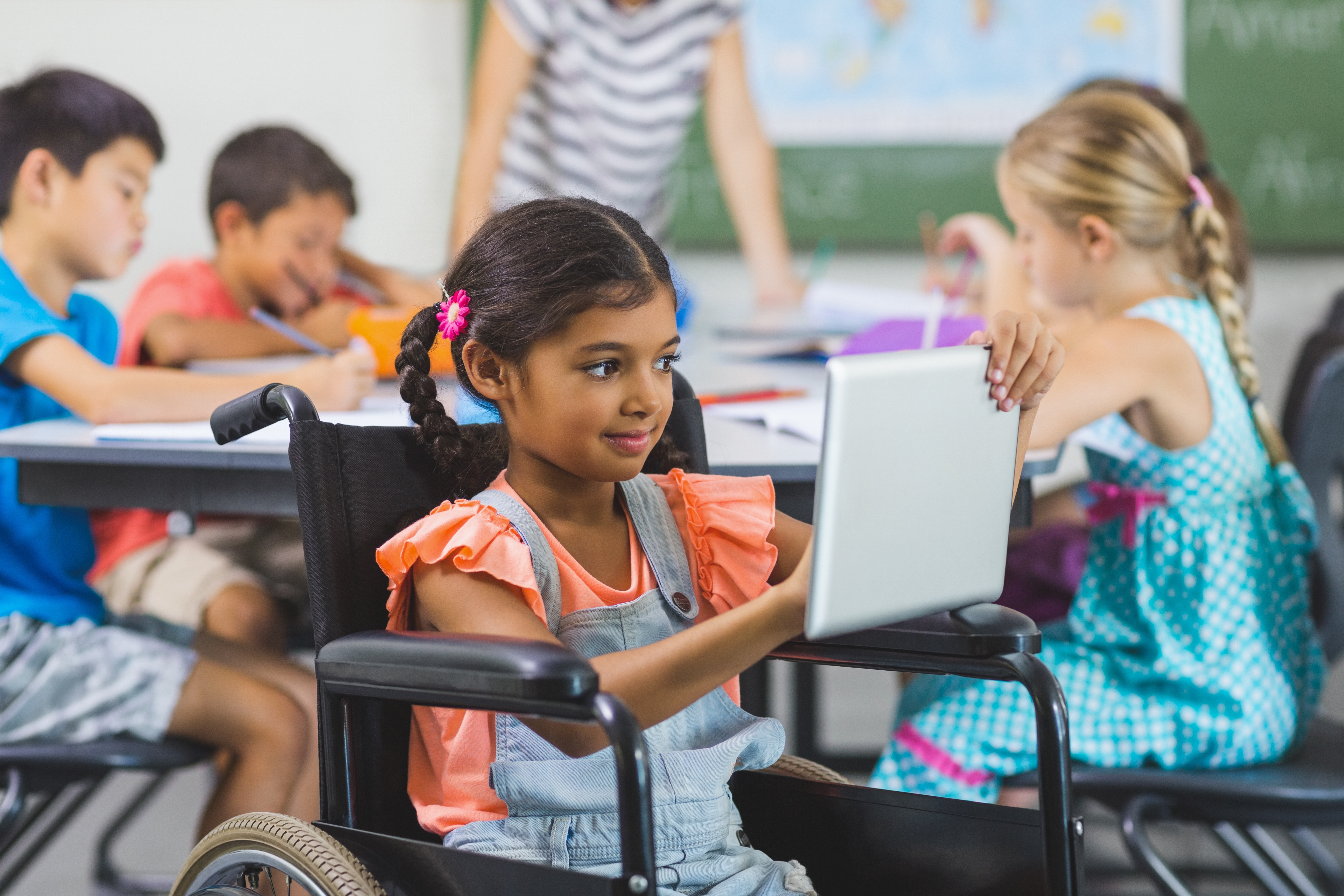 Photo élève en situation de handicap inclusion
