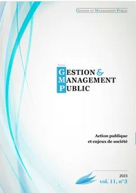couverture revue gesdtion et management public
