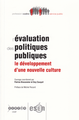Couverture du livre Evaluation des politiques publiques