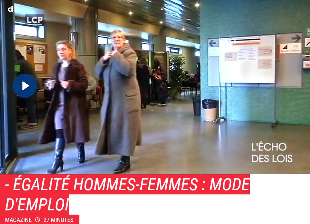 Vidéo Egalité homme femme : mode demploi sur LCP