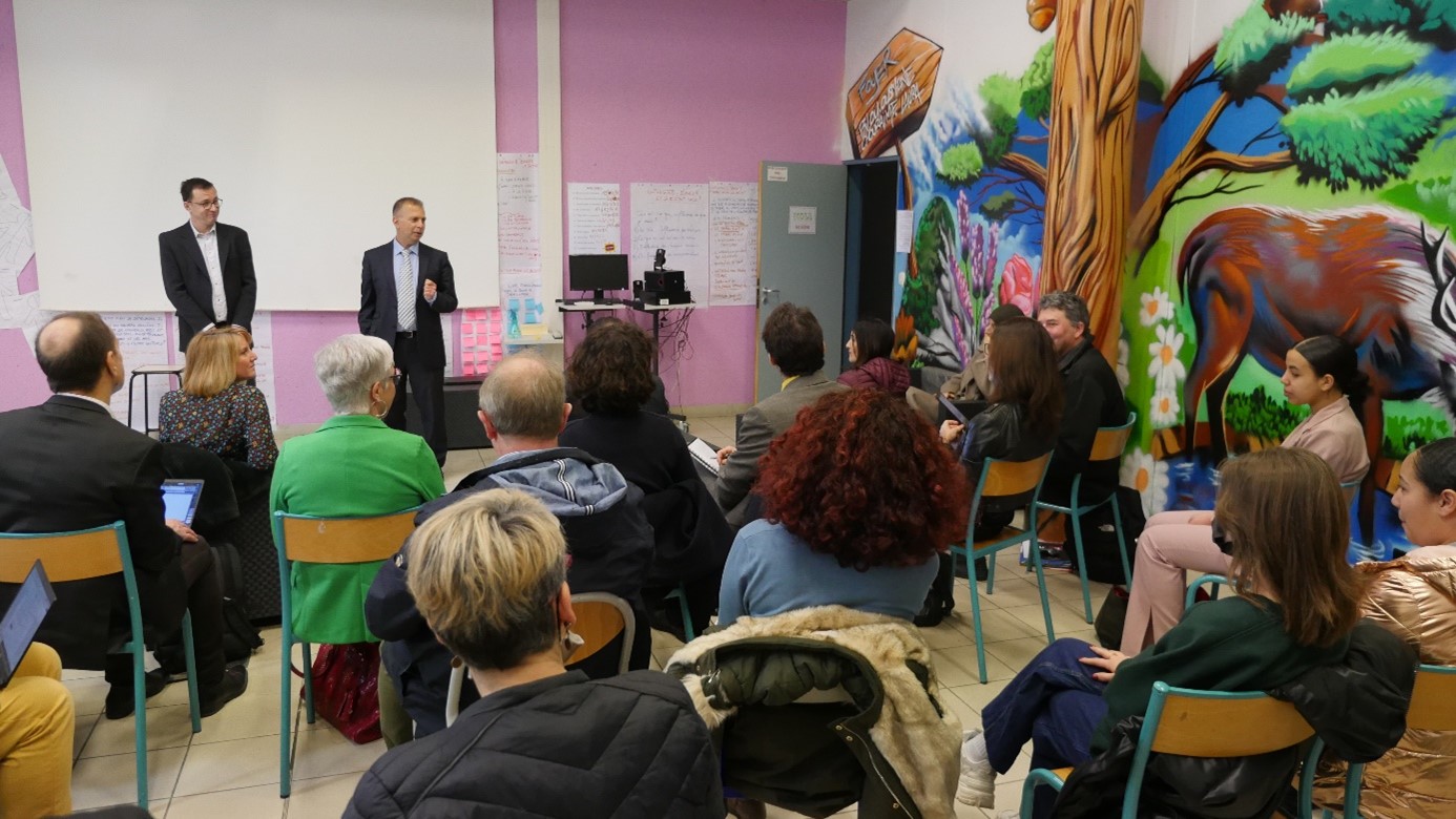 7e session du cycle des auditeurs à Marseille : visite du collège Jacques Prévert