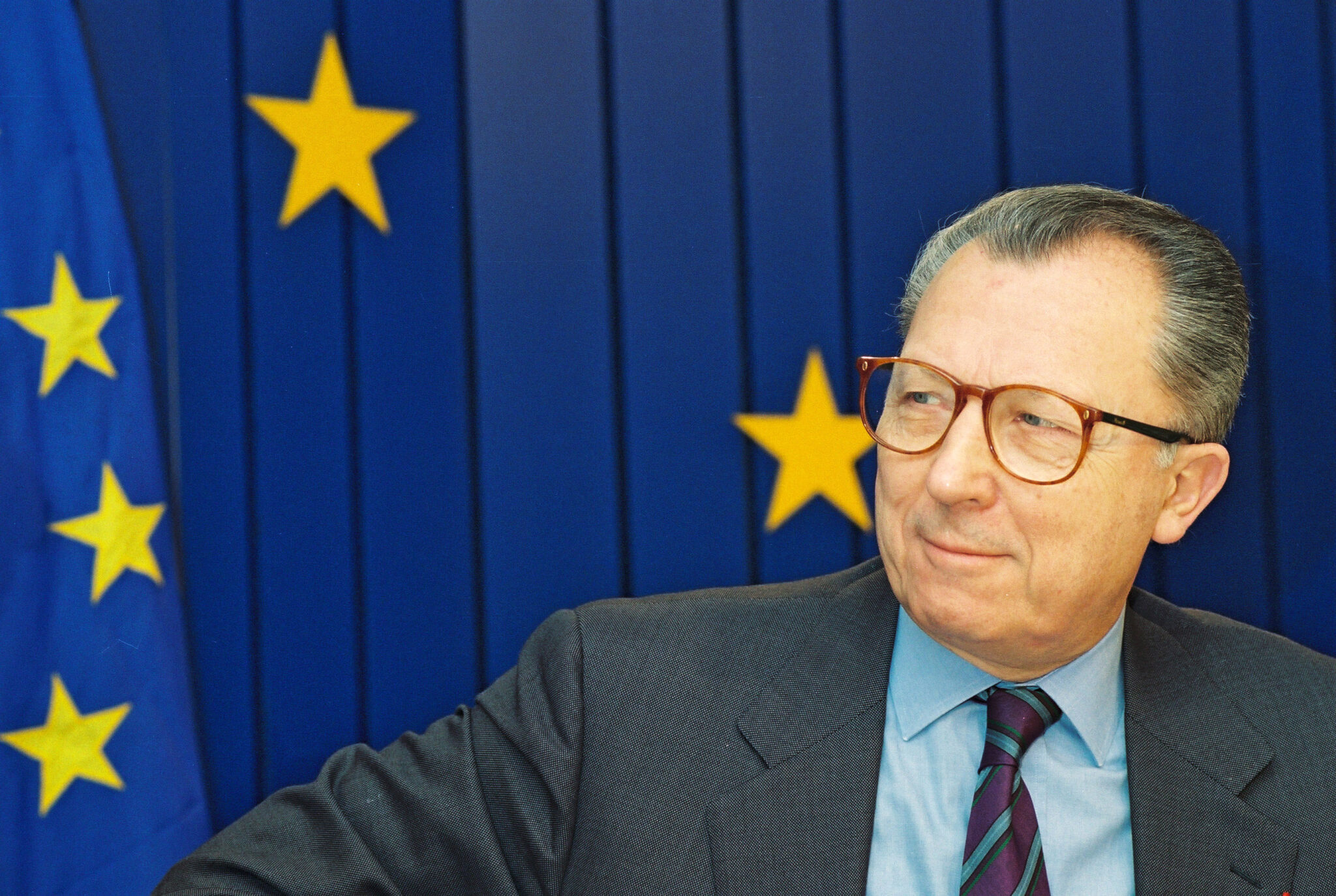 portrait Jacques Delors