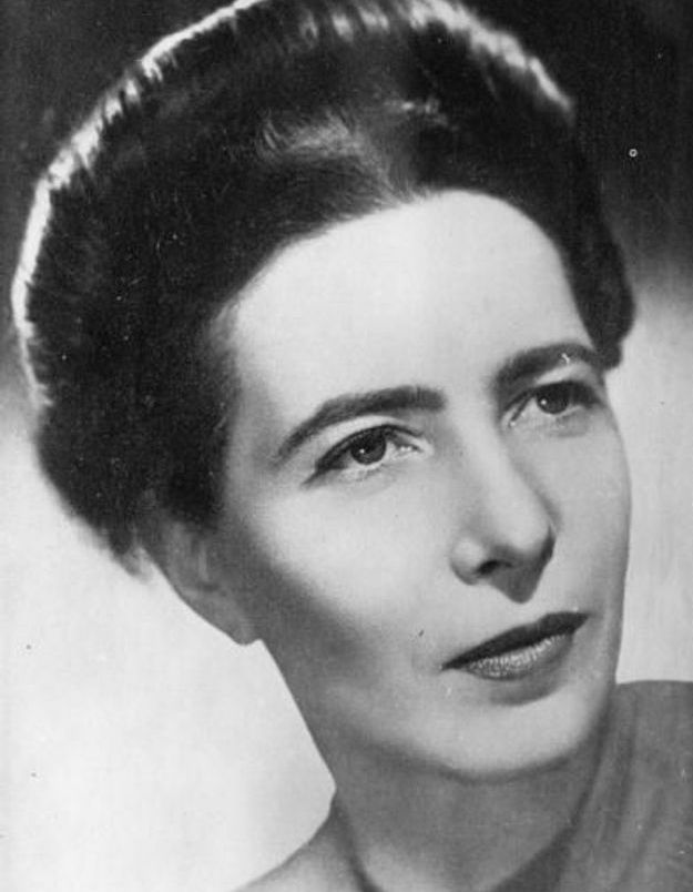 portrait Simone de Beauvoir