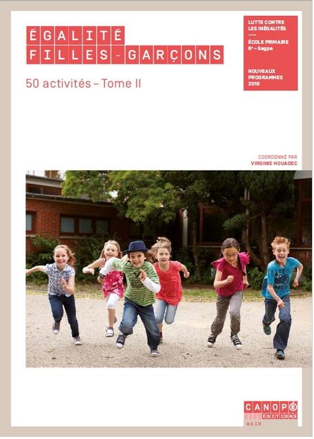 Couverture de la brochure égalite filles-garçons, réseau Canopé, tome 2, 2017 (nouvelle fenêtre)