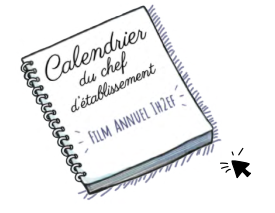 illustration carnet activites film annuel