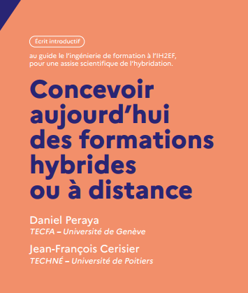 Couverture article scientifique Concevoir aujourd’hui des formations hybrides ou à distance 