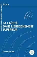 Couverture La laïcité dans l'enseignement supérieur