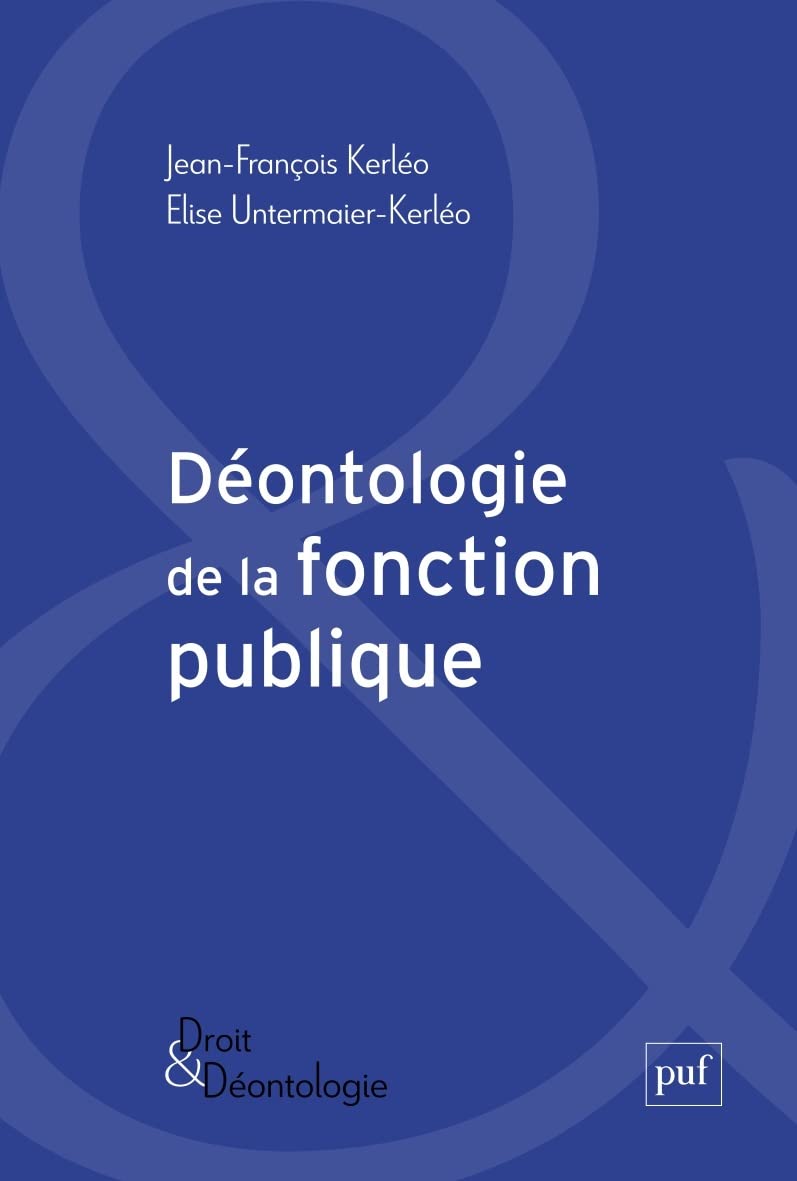 couverture de l'ouvrage Déontologie de la fonction publique