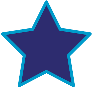 étoile arrondie