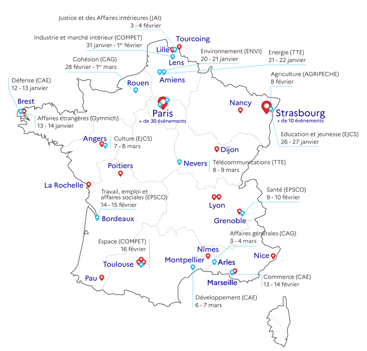 événements PFUE