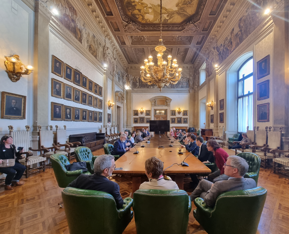 photo séjour d'étude Italie cycle des auditeurs 22-23