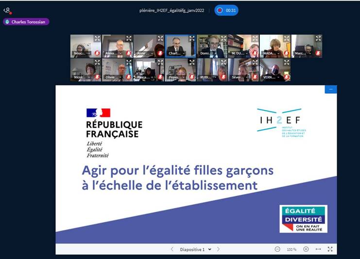 formation égalité fille garçon