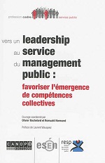 Couverture vers un leadership au service du management public