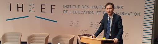Bannière de la conférence Le climat scolaire dans le pilotage d'un établissement par Christophe Marsollier