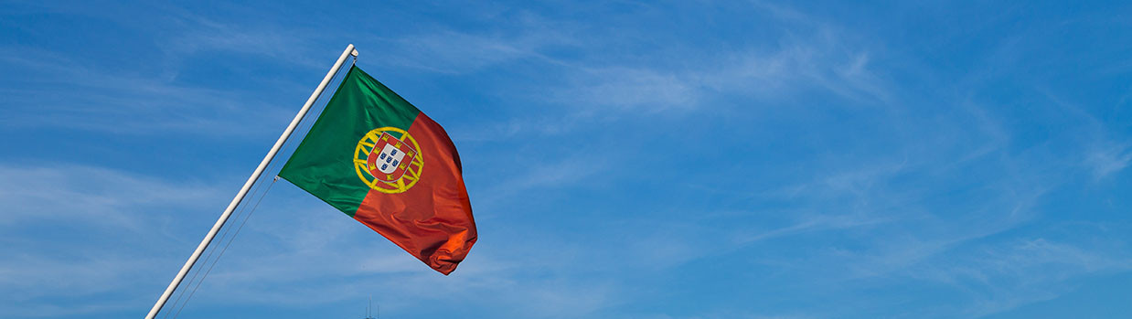 Photo Portugal ville drapeau portugais