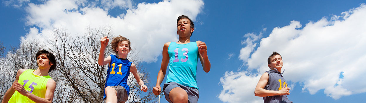 Photo sport scolaire eps athlétisme lycéens élèves