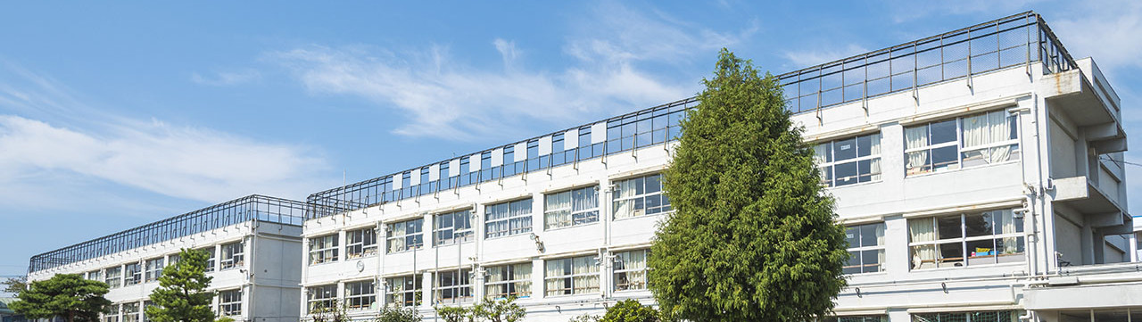 Photo bâtiment établissement scolaire extérieur lycee college