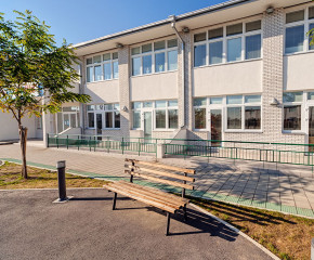 photo cour bâtiment scolaire école  élémentaire primaire