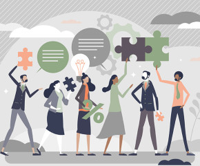 illustration management humain rh ressources humaines