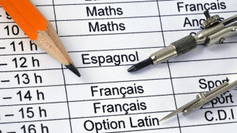 Photo agenda scolaire domaine disciplinaire emploi du temps