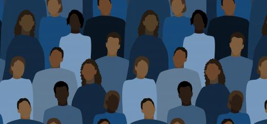 image de silhouettes de femmes et d'hommes