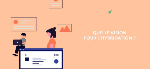 Illustration pause concept vision pour l'hybridation