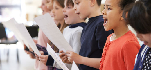Photo cours musique chant chorale élèves