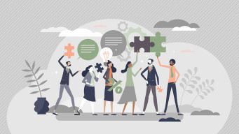 illustration management humain rh ressources humaines