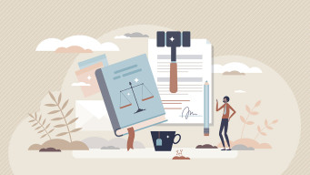 Illustraton connaissance du droit égalité justice culture juridique